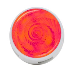 Pink And Orange Swirl 4-port Usb Hub (one Side) by SpinnyChairDesigns