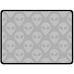 Grey Aliens UFO Fleece Blanket (Large)  80 x60  Blanket Front