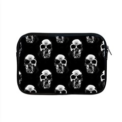 Black And White Skulls Apple Macbook Pro 15  Zipper Case by SpinnyChairDesigns