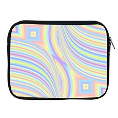 Pastel Color Stripes  Apple Ipad 2/3/4 Zipper Cases by SpinnyChairDesigns