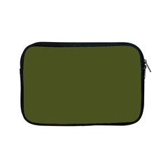 Army Green Solid Color Apple Ipad Mini Zipper Cases by SpinnyChairDesigns