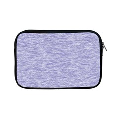 Light Purple Color Textured Apple Ipad Mini Zipper Cases by SpinnyChairDesigns