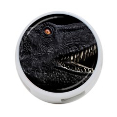 Trex Dinosaur Head Dark Poster 4-port Usb Hub (one Side) by dflcprintsclothing