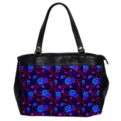 Backgroung Rose Purple Wallpaper Oversize Office Handbag by HermanTelo