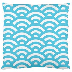 Waves Standard Flano Cushion Case (one Side) by Sobalvarro