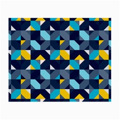 Geometric Hypnotic Shapes Small Glasses Cloth by tmsartbazaar