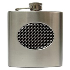 Daisy Black Hip Flask (6 Oz) by snowwhitegirl