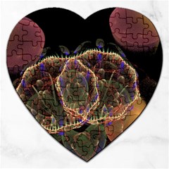 Fractal Geometry Jigsaw Puzzle (heart) by Sparkle