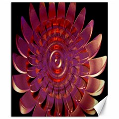 Chakra Flower Canvas 8  X 10  by Sparkle