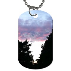 Colorful Overcast, Pink,violet,gray,black Dog Tag (two Sides) by MartinsMysteriousPhotographerShop