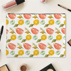 Citrus Gouache Pattern Cosmetic Bag (xl) by EvgeniaEsenina