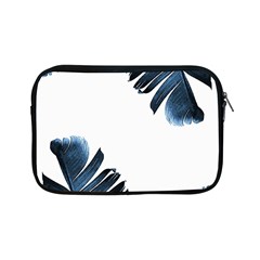 Blue Banana Leaves Apple Ipad Mini Zipper Cases by goljakoff