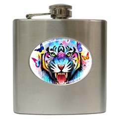 Butterflytiger Hip Flask (6 Oz) by Sparkle