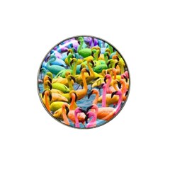 Rainbow Flamingos Hat Clip Ball Marker (10 Pack) by Sparkle