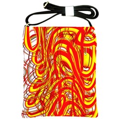 Fire On The Sun Shoulder Sling Bag by ScottFreeArt