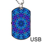 Motif Dog Tag USB Flash (Two Sides) Front