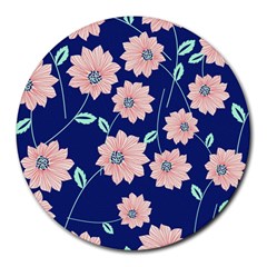 Floral Round Mousepads by Sobalvarro