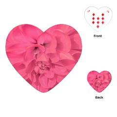 Beauty Pink Rose Detail Photo Playing Cards Single Design (heart) by dflcprintsclothing