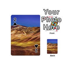 Colored Mountains Landscape, La Rioja, Argentina Playing Cards 54 Designs (mini) by dflcprintsclothing