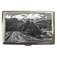 Andean Landscape At Brava Lagoon Reserve, La Rioja, Argentina Cigarette Money Case by dflcprintsclothing