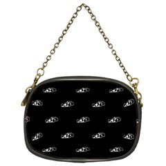 Formula One Black And White Graphic Pattern Chain Purse (one Side) by dflcprintsclothing