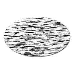 Texture Noir/gris Oval Magnet by kcreatif