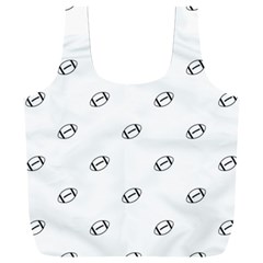 American Football Ball Motif Print Pattern Full Print Recycle Bag (xxxl) by dflcprintsclothing