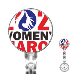 Womens March Stainless Steel Nurses Watch by happinesshack