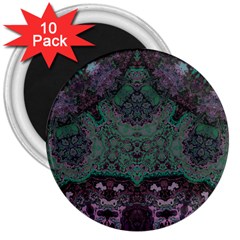 Mandala Corset 3  Magnets (10 Pack)  by MRNStudios