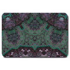 Mandala Corset Large Doormat  by MRNStudios