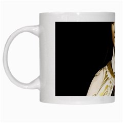 Virgin Mary Sculpture Dark Scene White Mugs by dflcprintsclothing