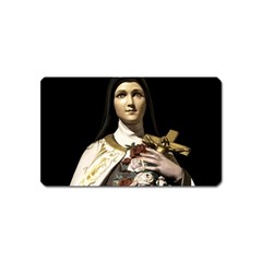 Virgin Mary Sculpture Dark Scene Magnet (name Card) by dflcprintsclothing