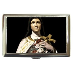 Virgin Mary Sculpture Dark Scene Cigarette Money Case by dflcprintsclothing