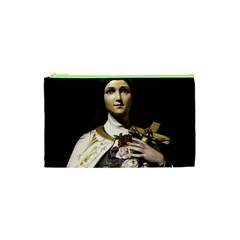 Virgin Mary Sculpture Dark Scene Cosmetic Bag (xs) by dflcprintsclothing