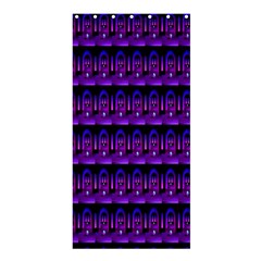 Violet Retro Shower Curtain 36  X 72  (stall)  by Sparkle