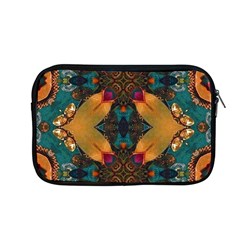 Teal And Orange Apple Macbook Pro 13  Zipper Case by Dazzleway