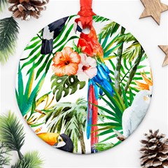 Jungle Ornament (round) by goljakoff