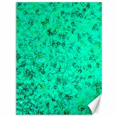 Aqua Marine Glittery Sequins Canvas 36  X 48  by essentialimage