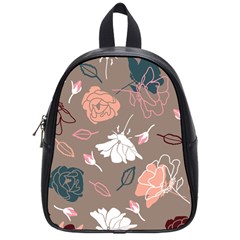 Rose -01 School Bag (small) by LakenParkDesigns