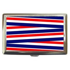 Patriotic Ribbons Cigarette Money Case by Mariart