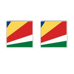 Seychelles Flag Cufflinks (square) by FlagGallery