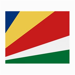 Seychelles Flag Small Glasses Cloth (2 Sides) by FlagGallery