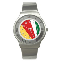 Seychelles-flag12 Stainless Steel Watch by FlagGallery