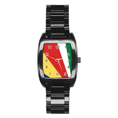 Seychelles-flag12 Stainless Steel Barrel Watch by FlagGallery