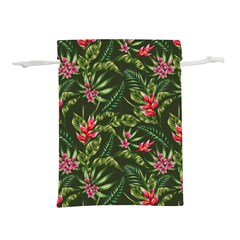 Tropical Flowers Lightweight Drawstring Pouch (s) by goljakoff