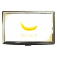 Banana Fruit Watercolor Painted Cigarette Money Case by Mariart