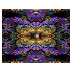 Fractal Illusion Double Sided Flano Blanket (medium)  by Sparkle