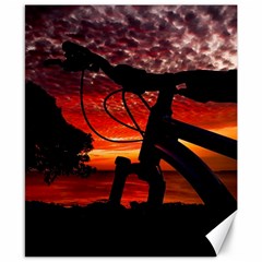 Mountain Bike Parked At Waterfront Park003 Canvas 8  X 10  by dflcprintsclothing