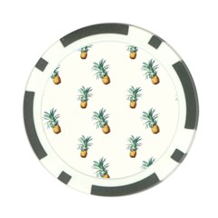 Tropical Pineapples Poker Chip Card Guard by goljakoff