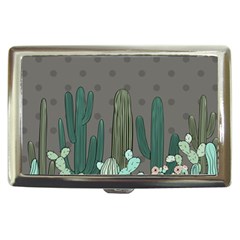 Cactus Plant Green Nature Cacti Cigarette Money Case by Mariart